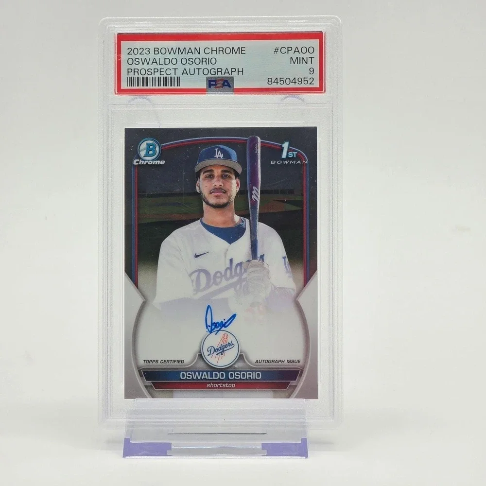 2023 Bowman Chrome Oswaldo Osorio 1st Prospect Autograph PSA 9 Mint CPA-OO